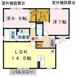 グラン・シャリオ萱振 C棟の物件間取画像